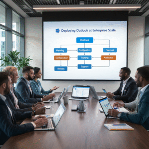 découvrez les étapes clés pour déployer outlook efficacement à l'échelle de votre entreprise. optimisez la collaboration et la productivité de vos équipes avec des conseils pratiques et des stratégies éprouvées pour une intégration réussie.