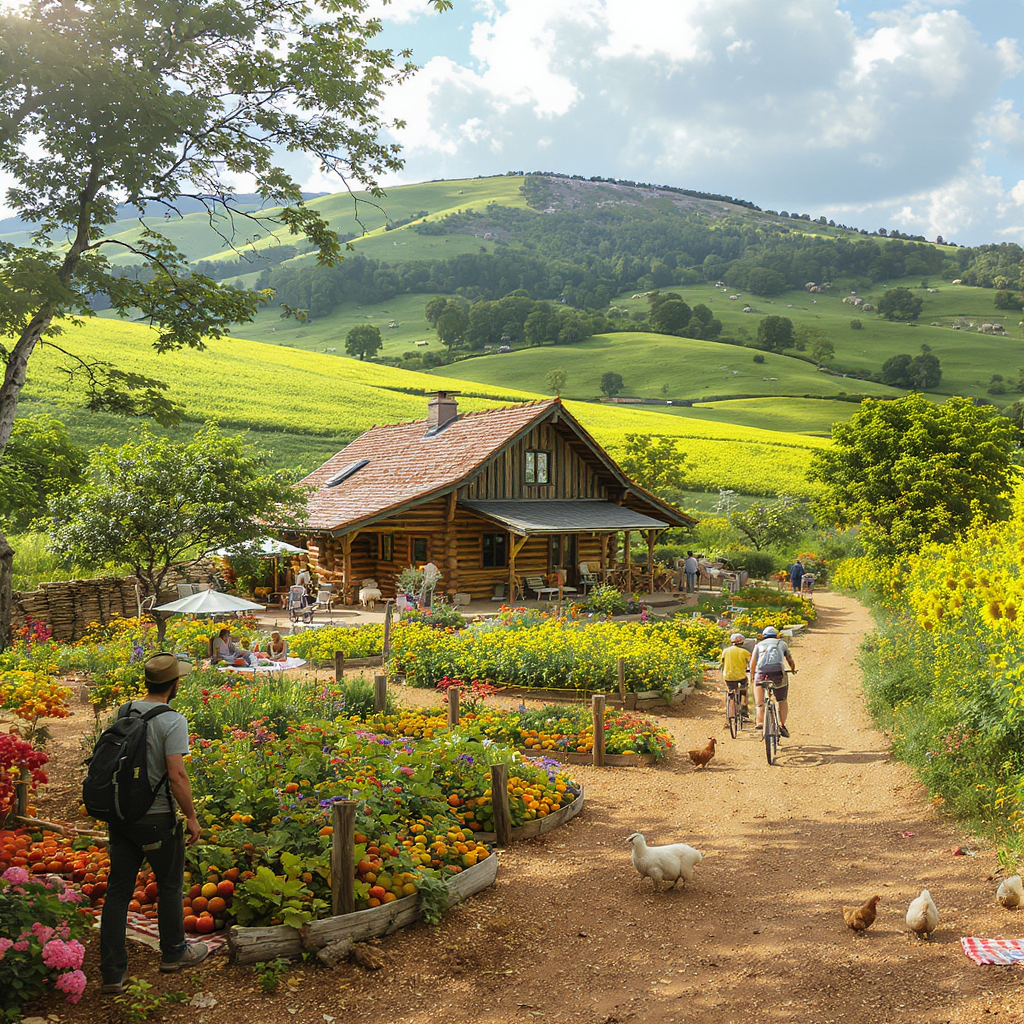 découvrez le tourisme rural et les fermes-auberges, une immersion écoresponsable au cœur de la nature. profitez d'un séjour authentique, entre découverte des traditions, gastronomie locale et respect de l'environnement.