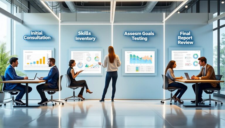 découvrez comment se déroule un bilan de compétences étape par étape : démarches, entretiens, tests et restitution pour vous aider à faire le point sur votre carrière et vos projets professionnels.