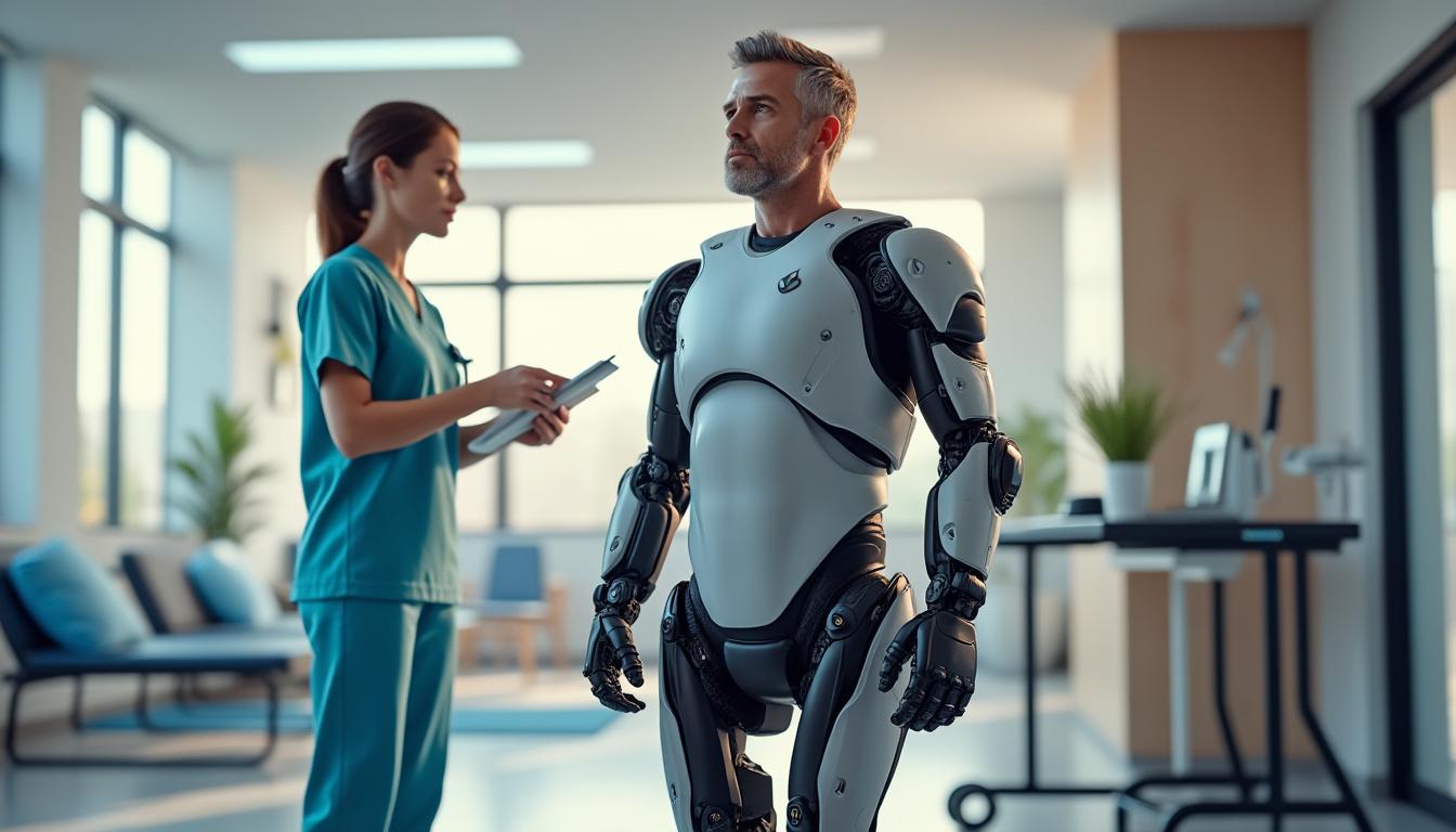 découvrez comment l'exosquelette motorisé aide à la rééducation des patients après un avc en favorisant leur mobilité et leur autonomie.