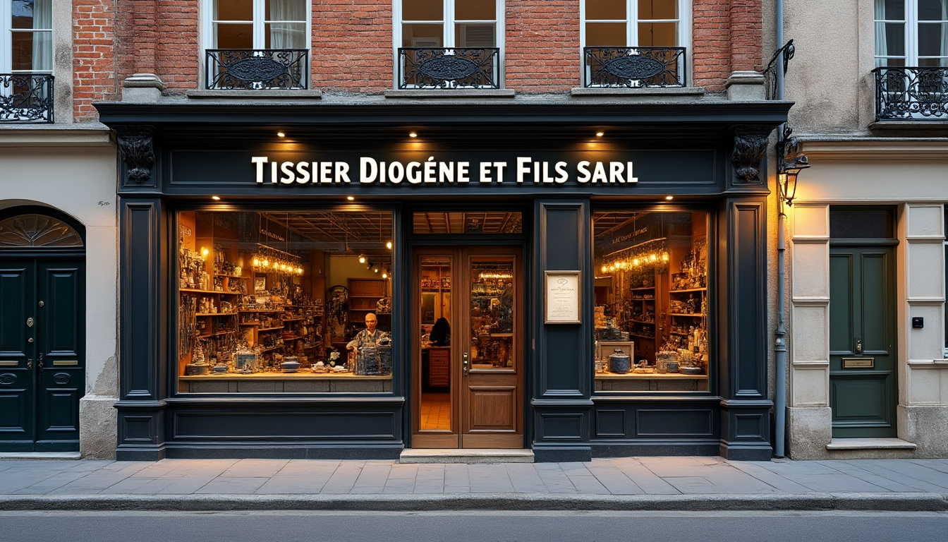 tissier diogène et fils sarl : consultez les horaires d'ouverture et les coordonnées de contact pour toute demande ou renseignement.
